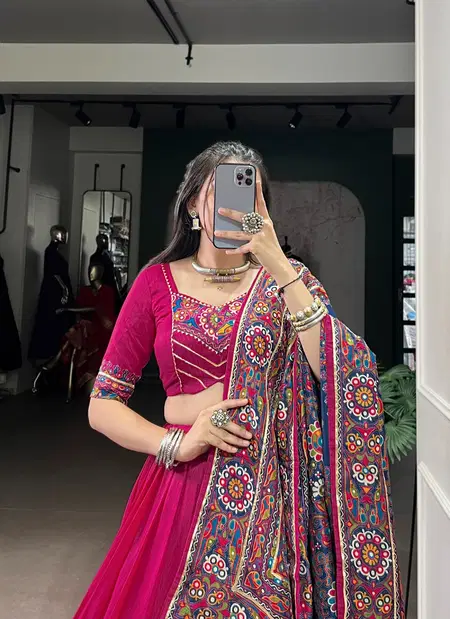 Jobaniyu By Lnb1243 Tasar Silk Lehenga With Blouse Dupatta Wholesale Suppliers In Mumbai